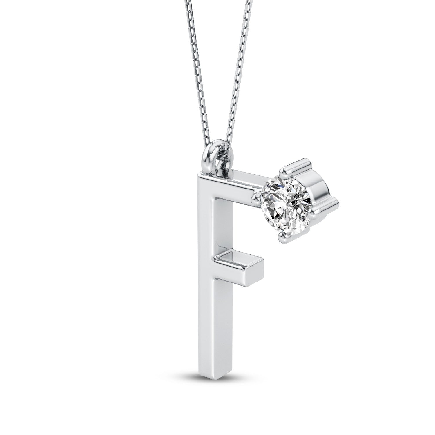Modern Muse: Lab-Grown Diamond Alphabets Initial 