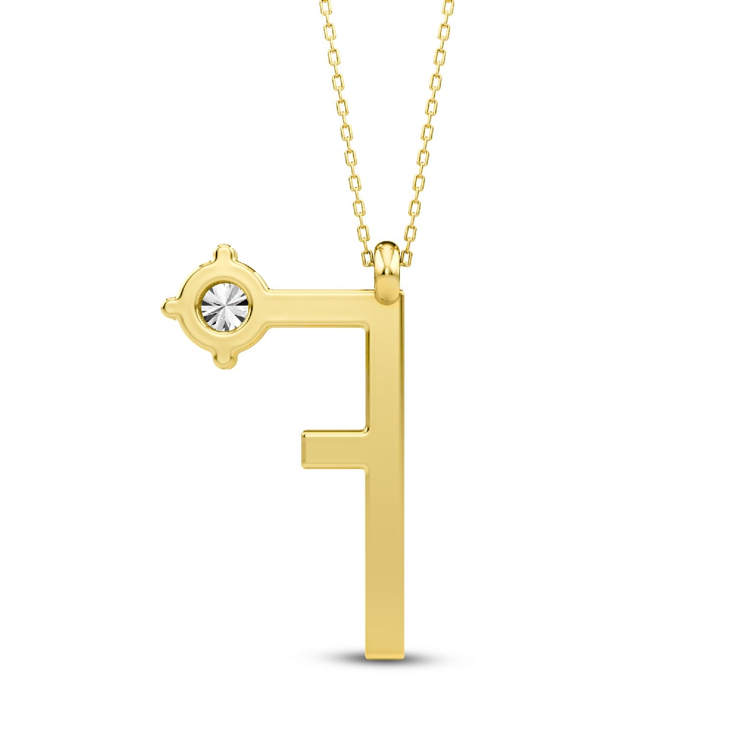 Modern Muse: Lab-Grown Diamond Alphabets Initial 