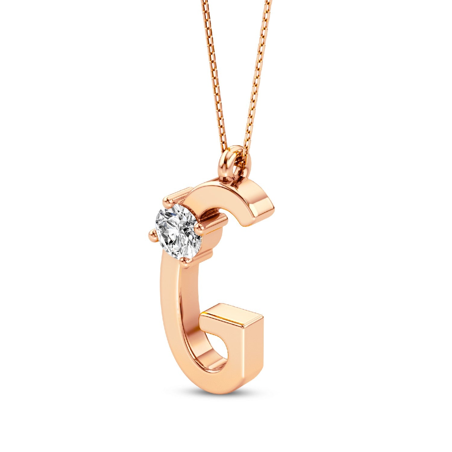 Glow with Grace: Lab-Grown Diamond Alphabets Initial 