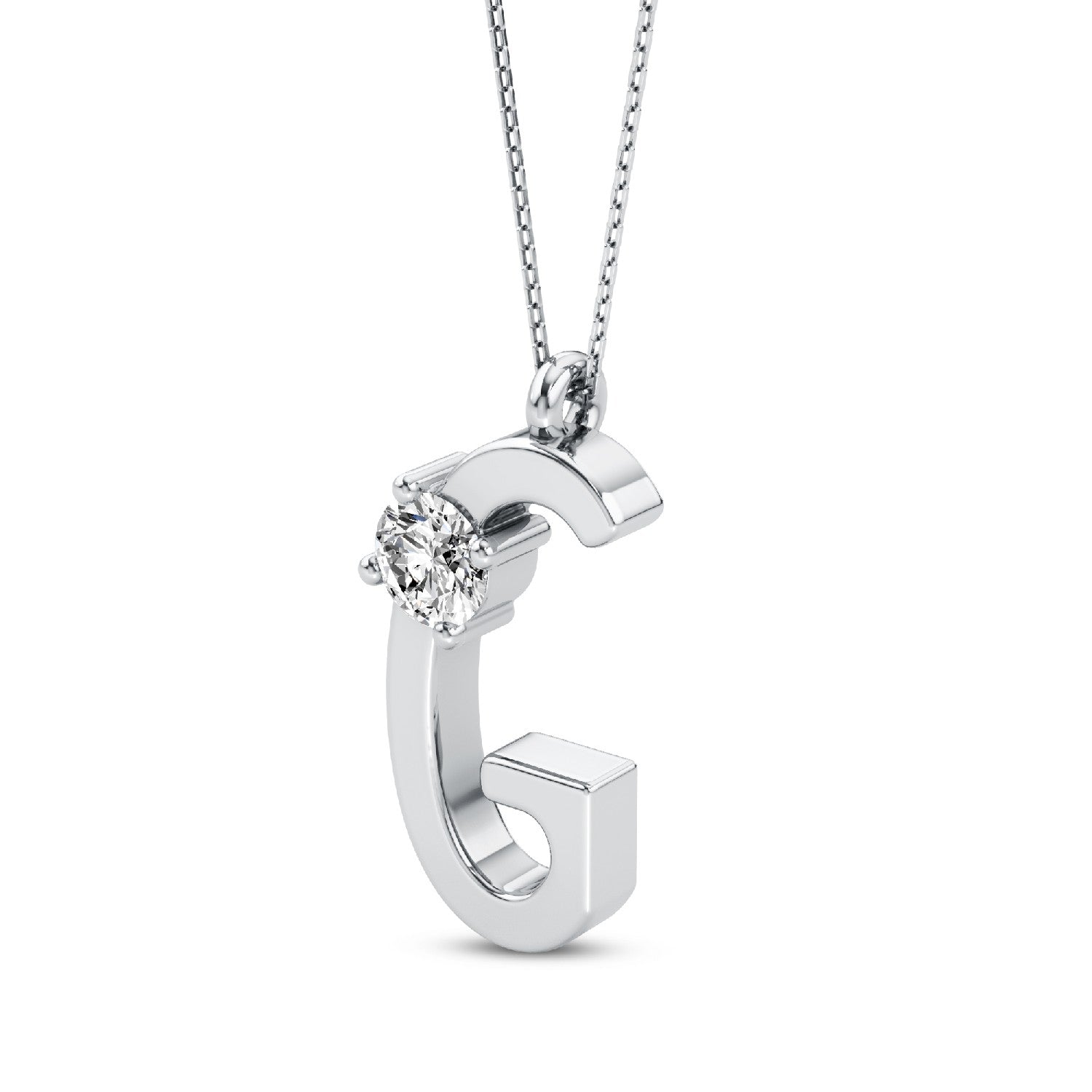 Glow with Grace: Lab-Grown Diamond Alphabets Initial 