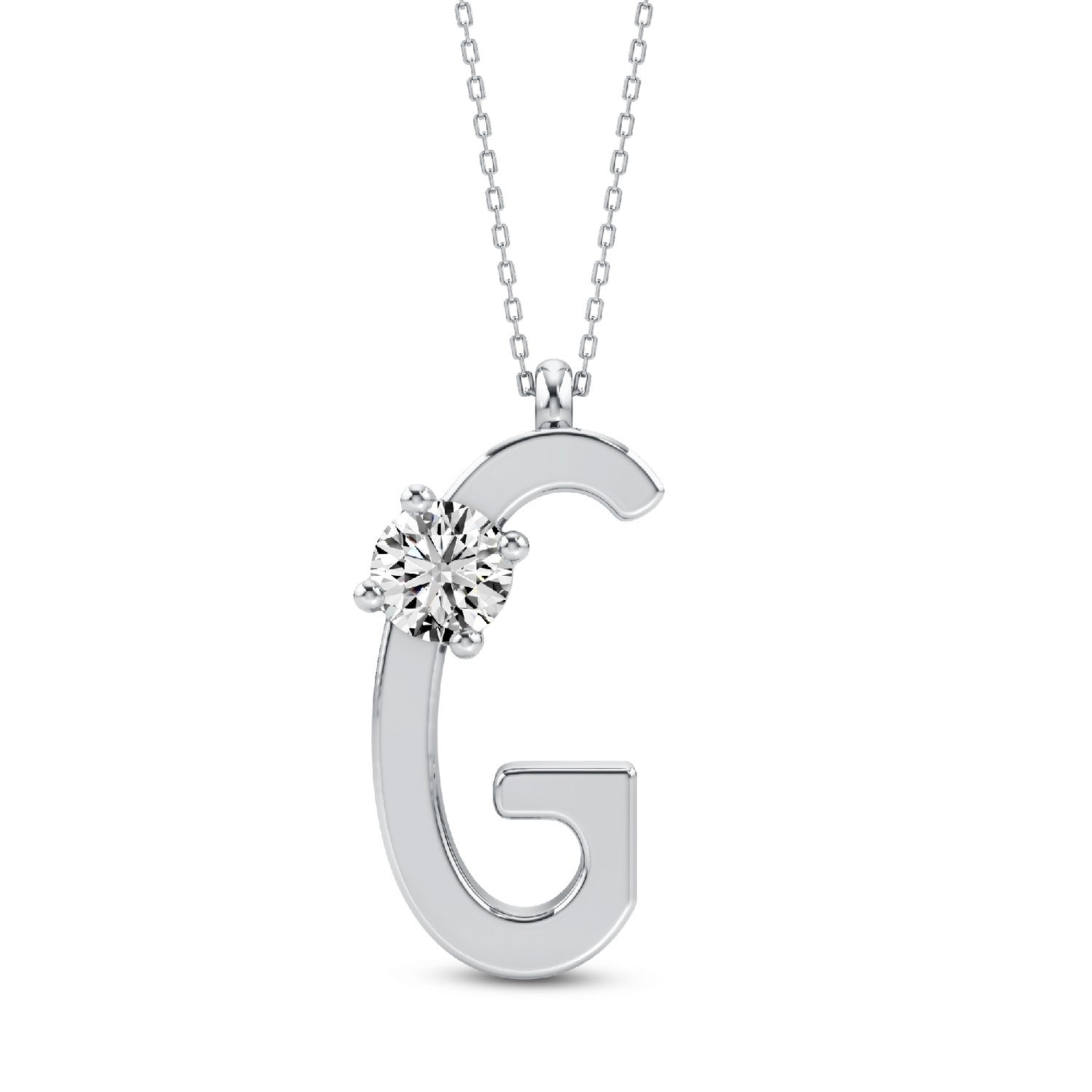 Glow with Grace: Lab-Grown Diamond Alphabets Initial 
