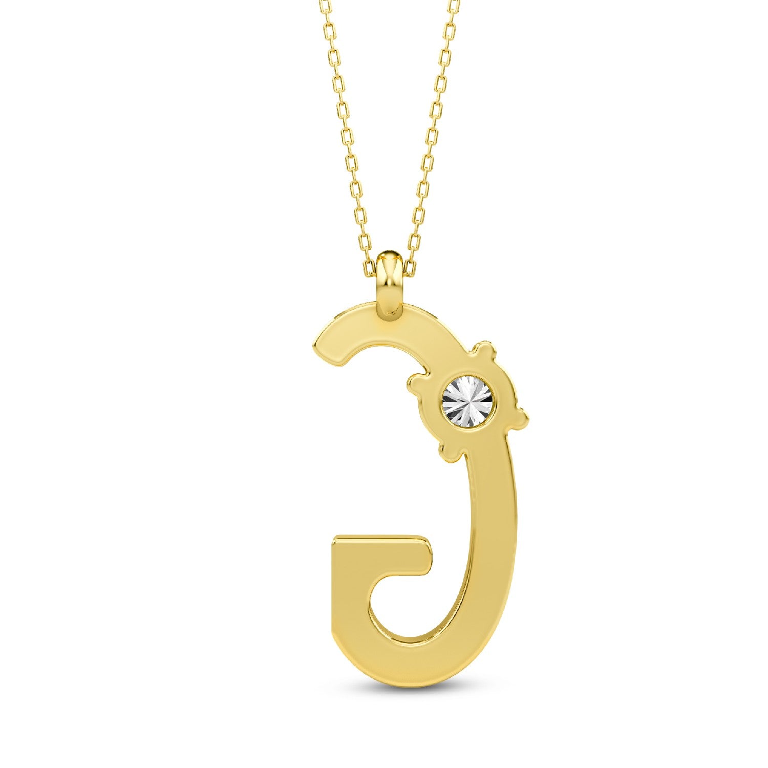Glow with Grace: Lab-Grown Diamond Alphabets Initial 
