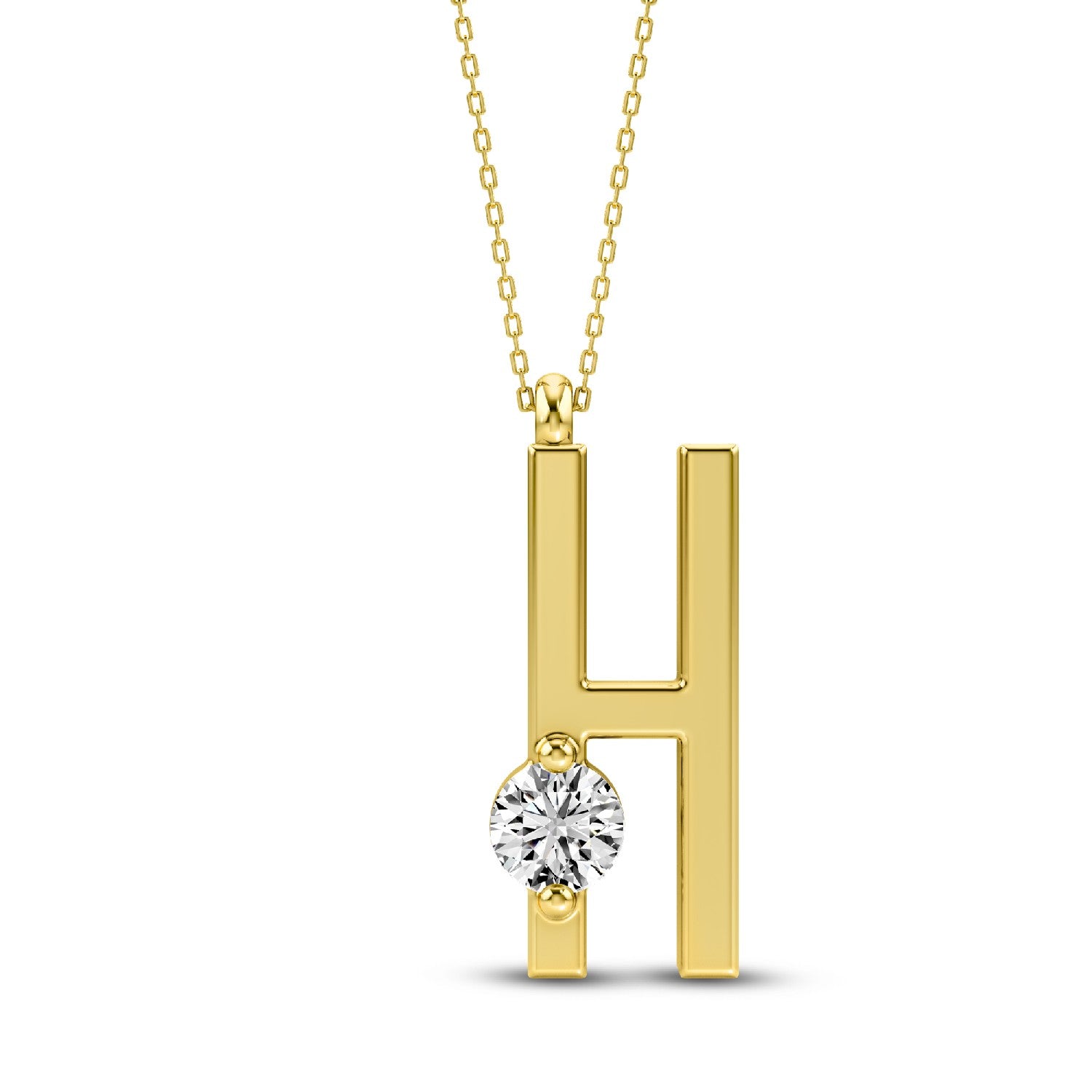 High-Style Heritage: Lab-Grown Diamond Initial 