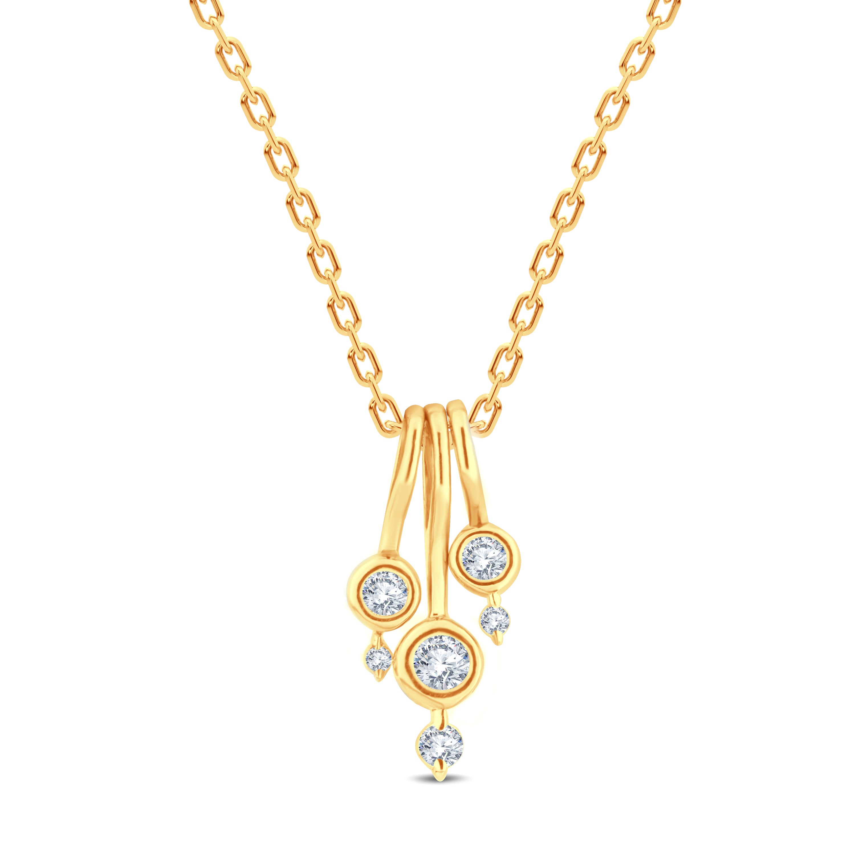 GrownńDiva 0.25 CTW Drop Pendant | Ethical Lab Diamonds & 18K Vermeil