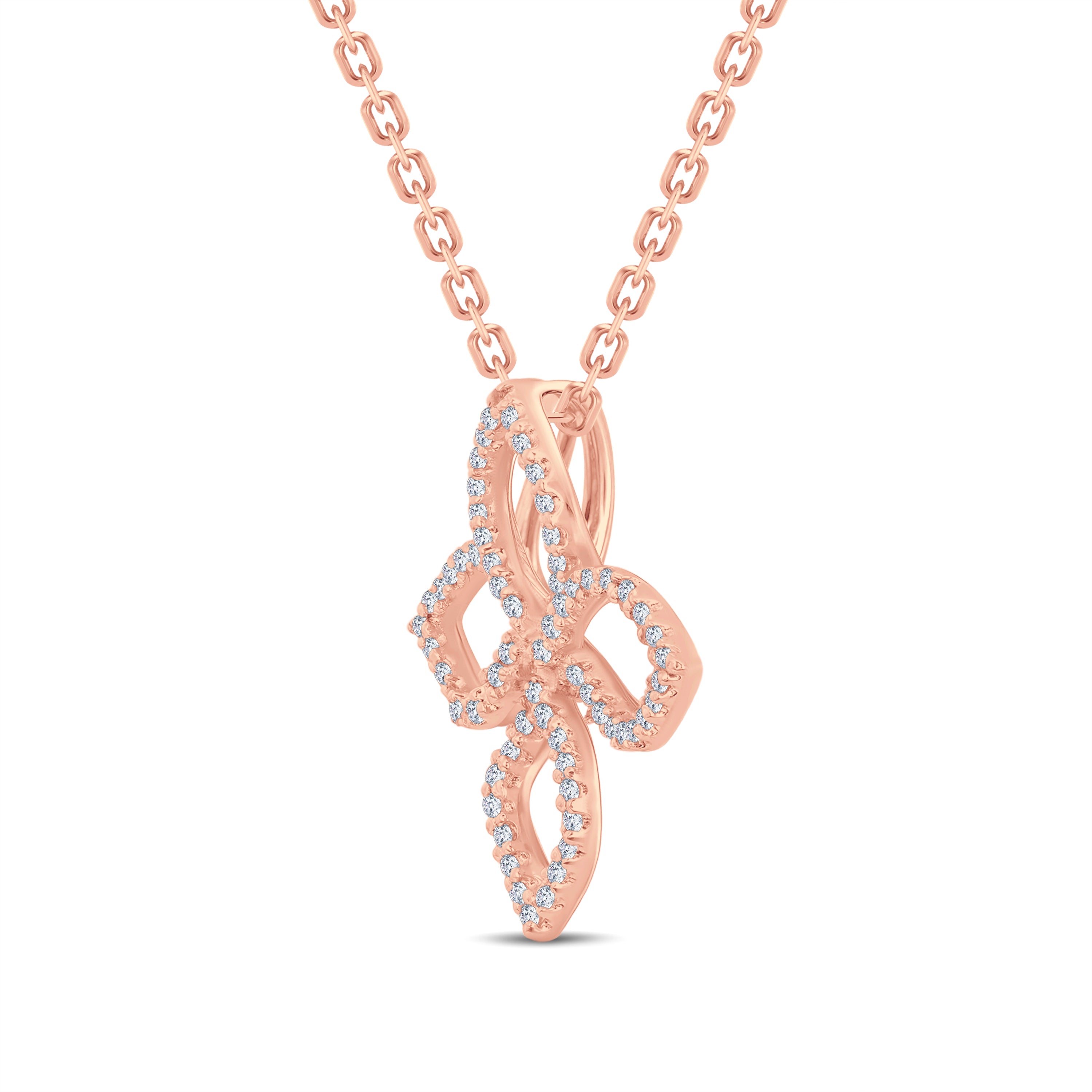 Minimalist Bloom: GrownńDiva 0.50ct Lab Diamond Pendant in Gold Vermeil.