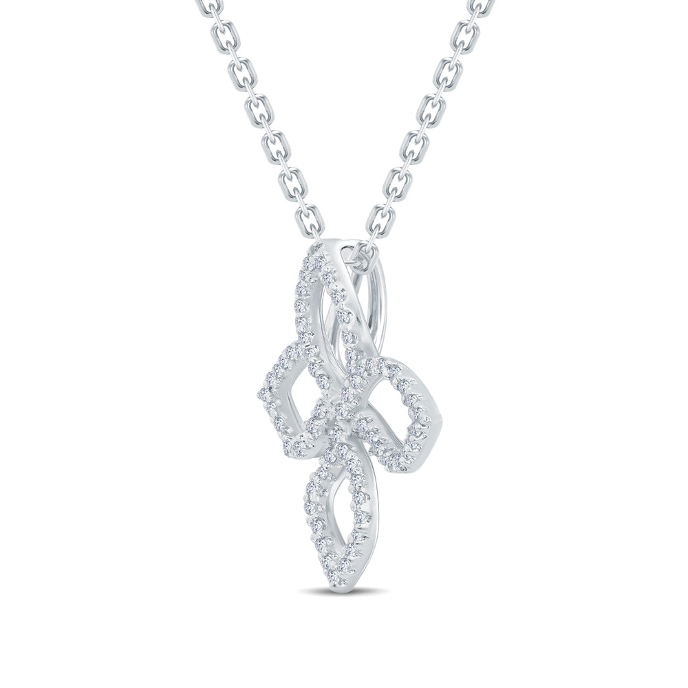 Minimalist Bloom: GrownńDiva 0.50ct Lab Diamond Pendant in Gold Vermeil.