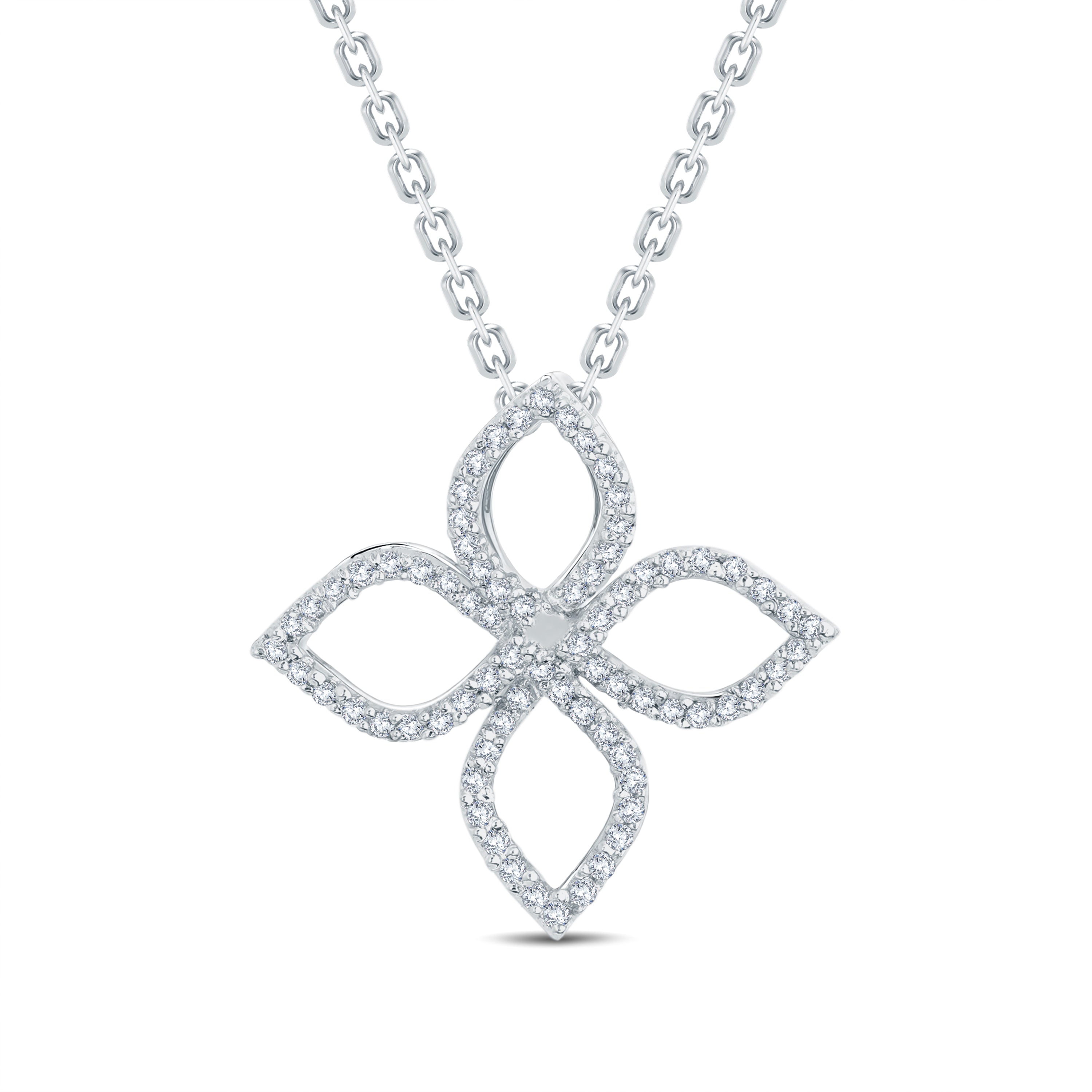 Minimalist Bloom: GrownńDiva 0.50ct Lab Diamond Pendant in Gold Vermeil.