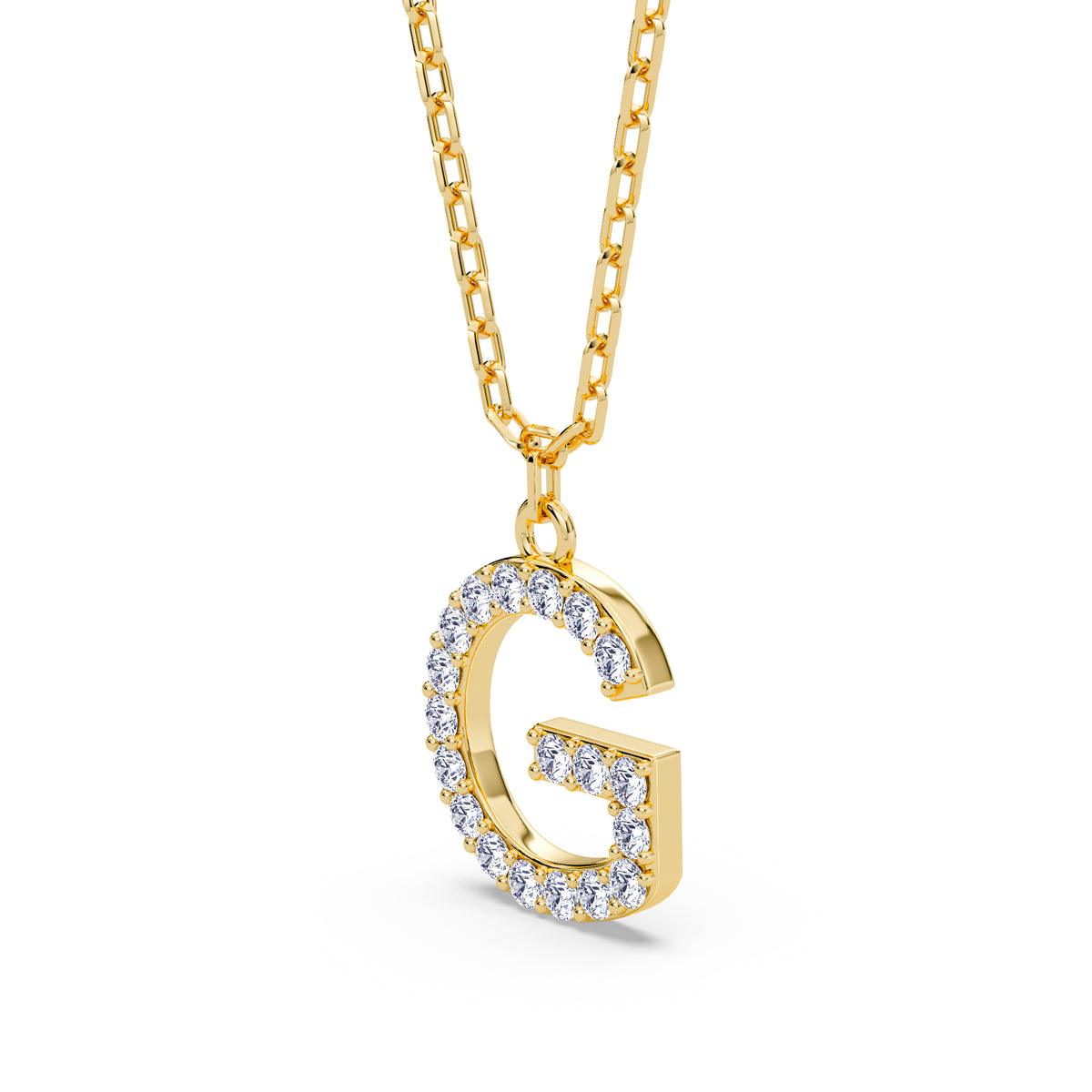 Lab-Grown Diamond Initial 