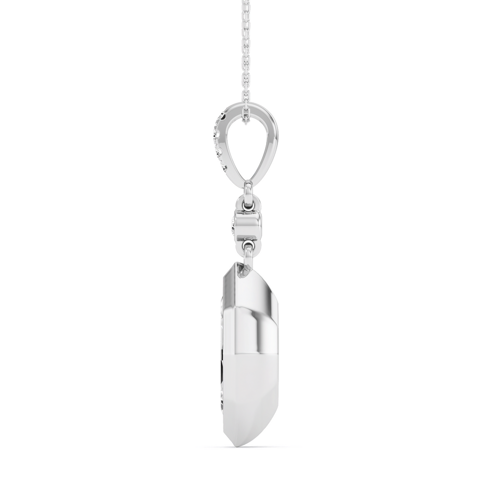 3.23 Carat Dutch Marquise Cut Lab-Grown Diamond Geometric Solitaire Drop Pendant – GrownńDiva