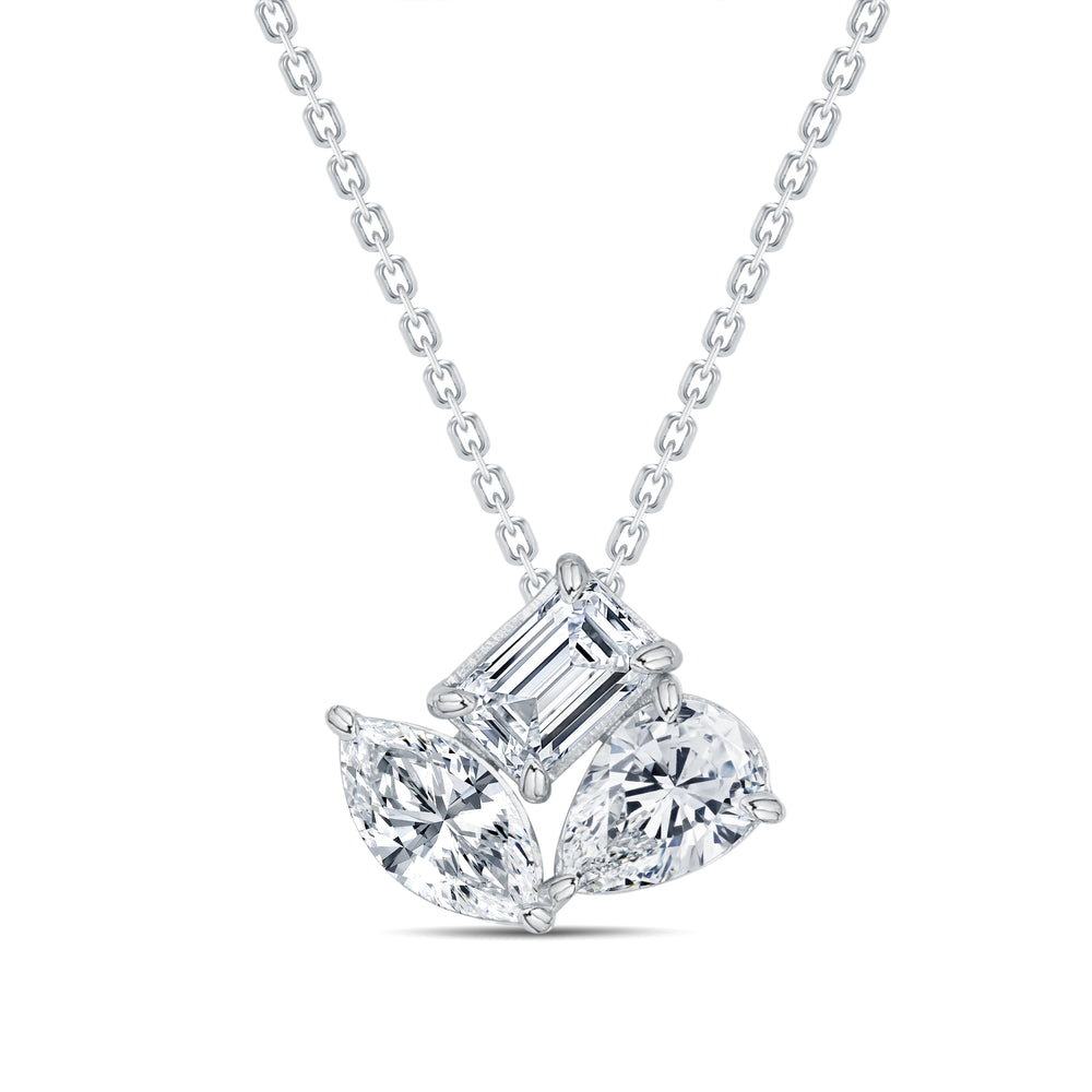 Statement Fancy-Cut Lab-Grown Diamond Pendant | GrownńDiva