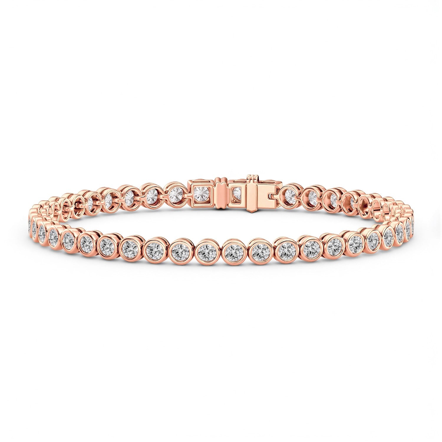 The Diva Tennis Bracelet: 4.84 Carat Lab Diamond & 18kt Gold Vermeil by GrownńDiva