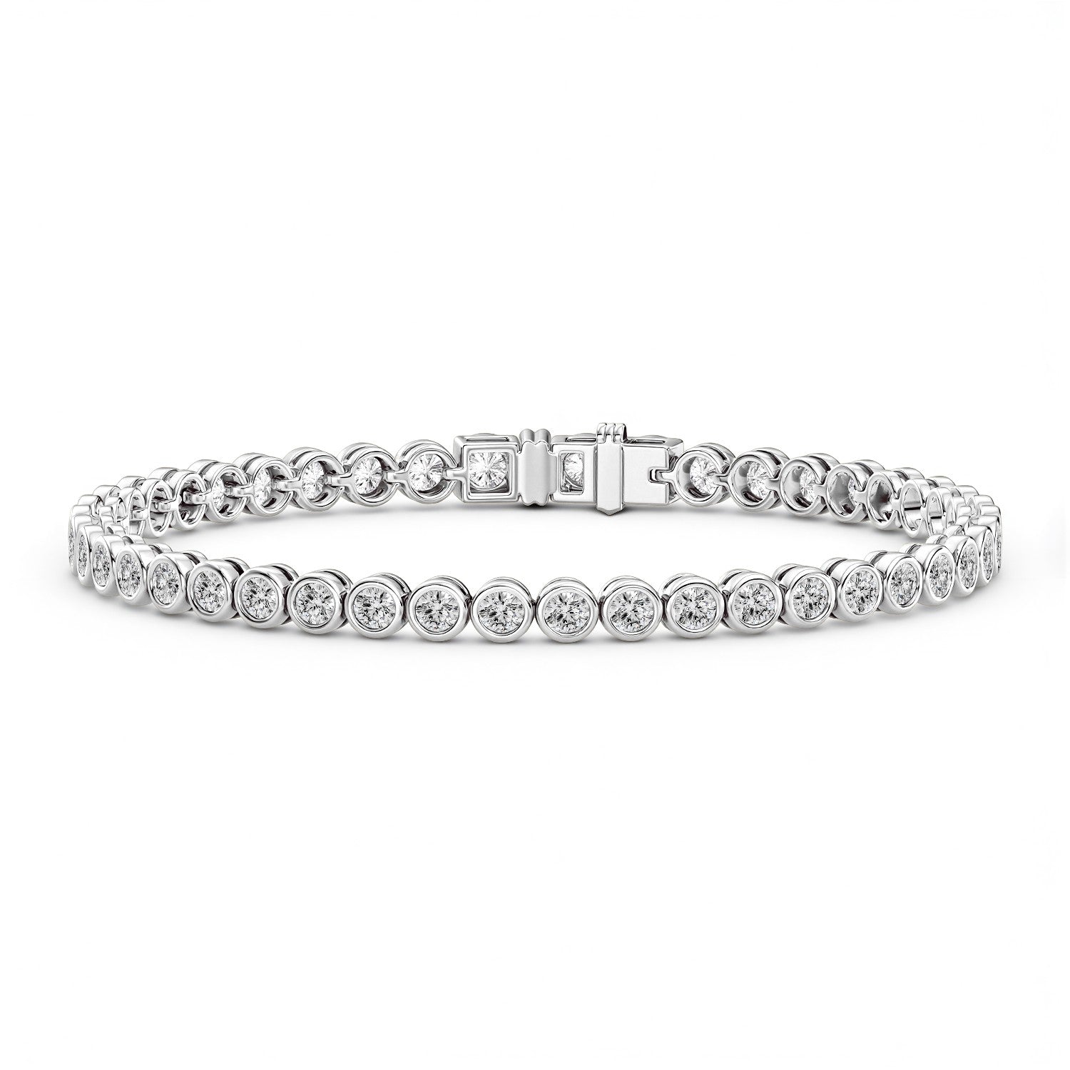 The Diva Tennis Bracelet: 4.84 Carat Lab Diamond & 18kt Gold Vermeil by GrownńDiva
