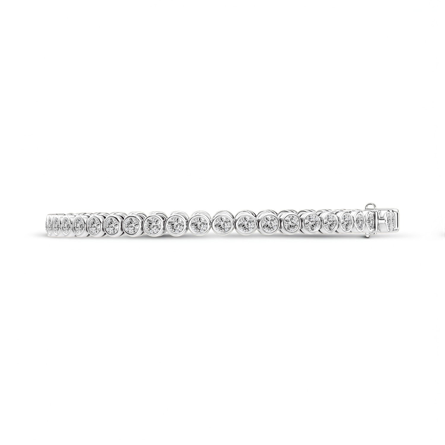 The Diva Tennis Bracelet: 4.84 Carat Lab Diamond & 18kt Gold Vermeil by GrownńDiva