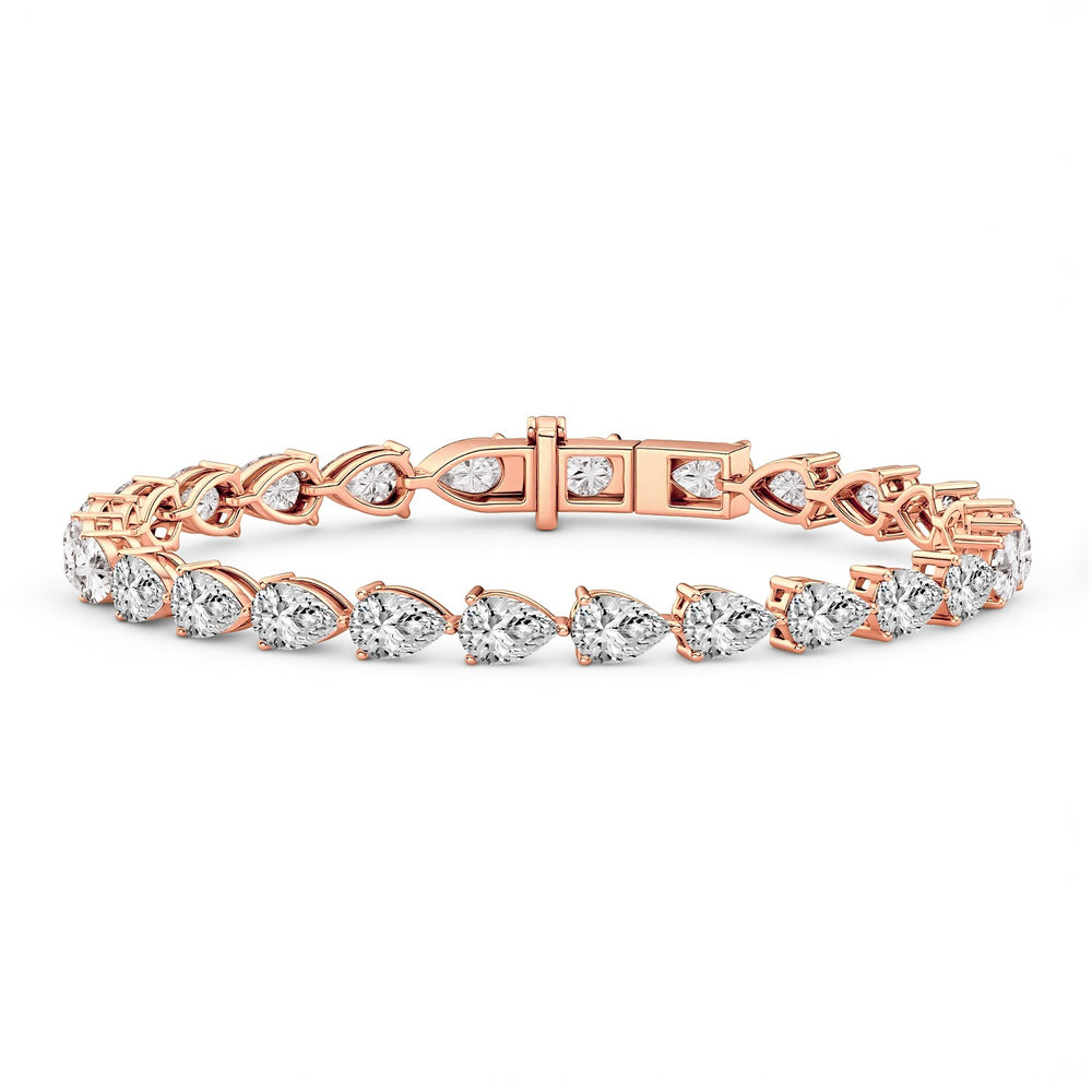 The "Teardrop" Statement: 7.80 Carat Lab Diamond Bracelet by GrownńDiva