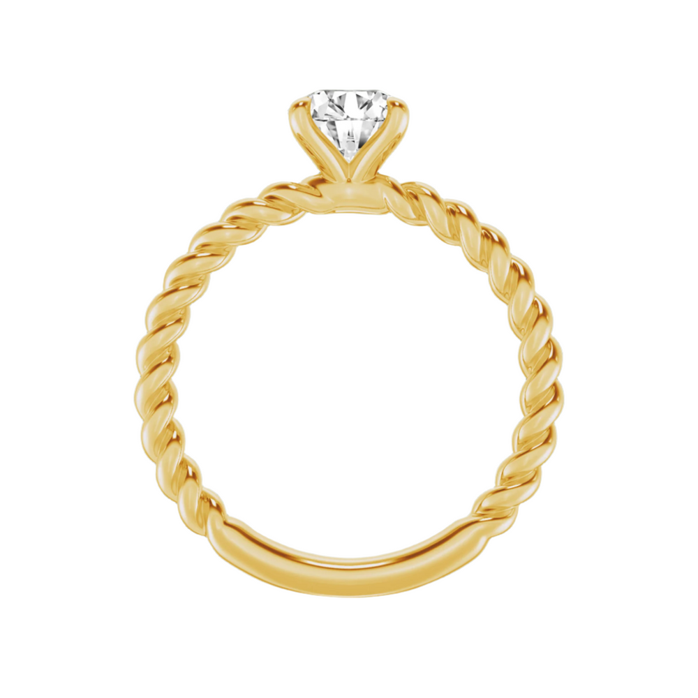 Eternal Twists Round Sparkling Lab-Grown Diamond Ring