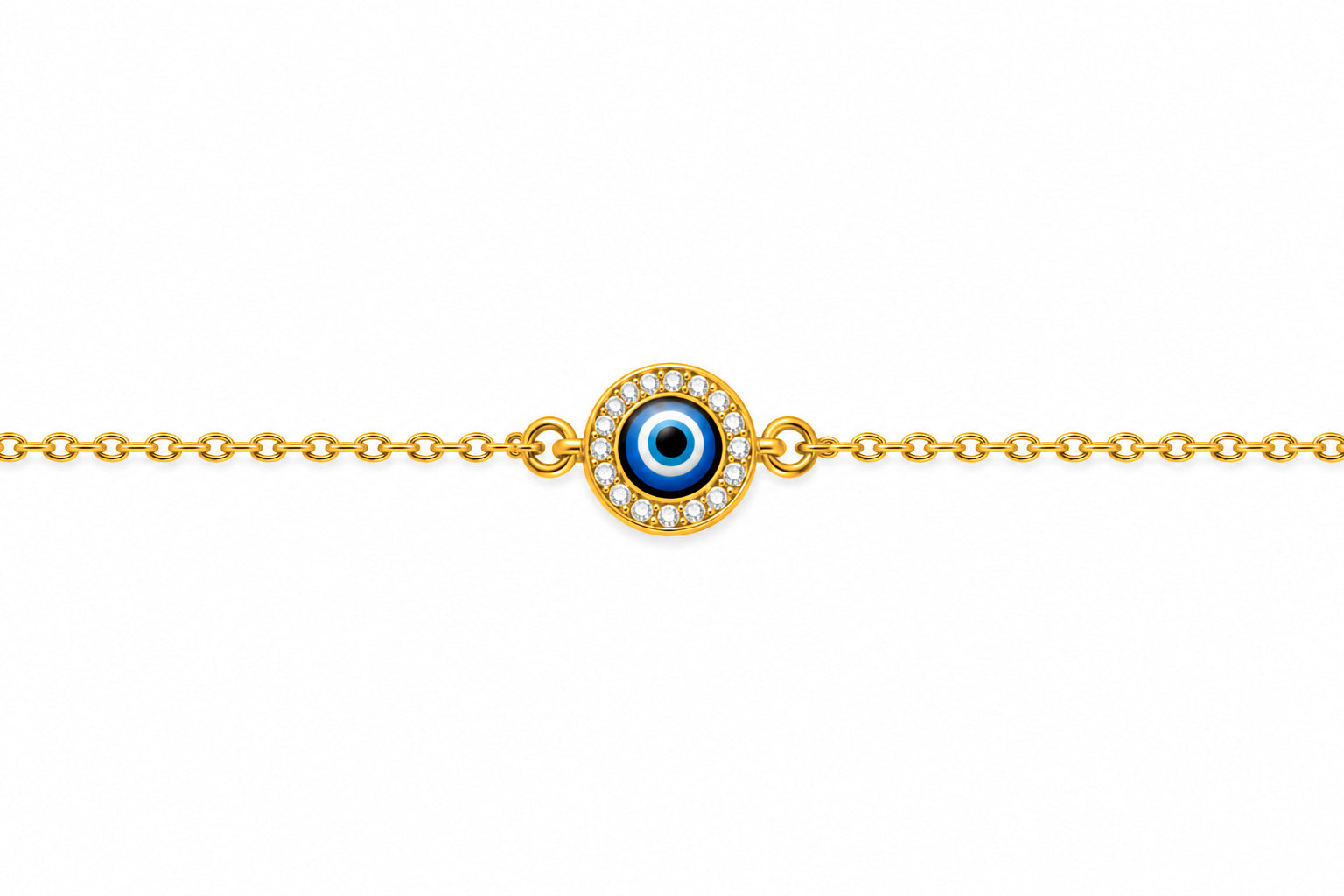 Evil Eye Diamond Rakhi for Him – 0.15 CT Lab-Grown Diamond Rakhi in 925 Silver by Grownndiva