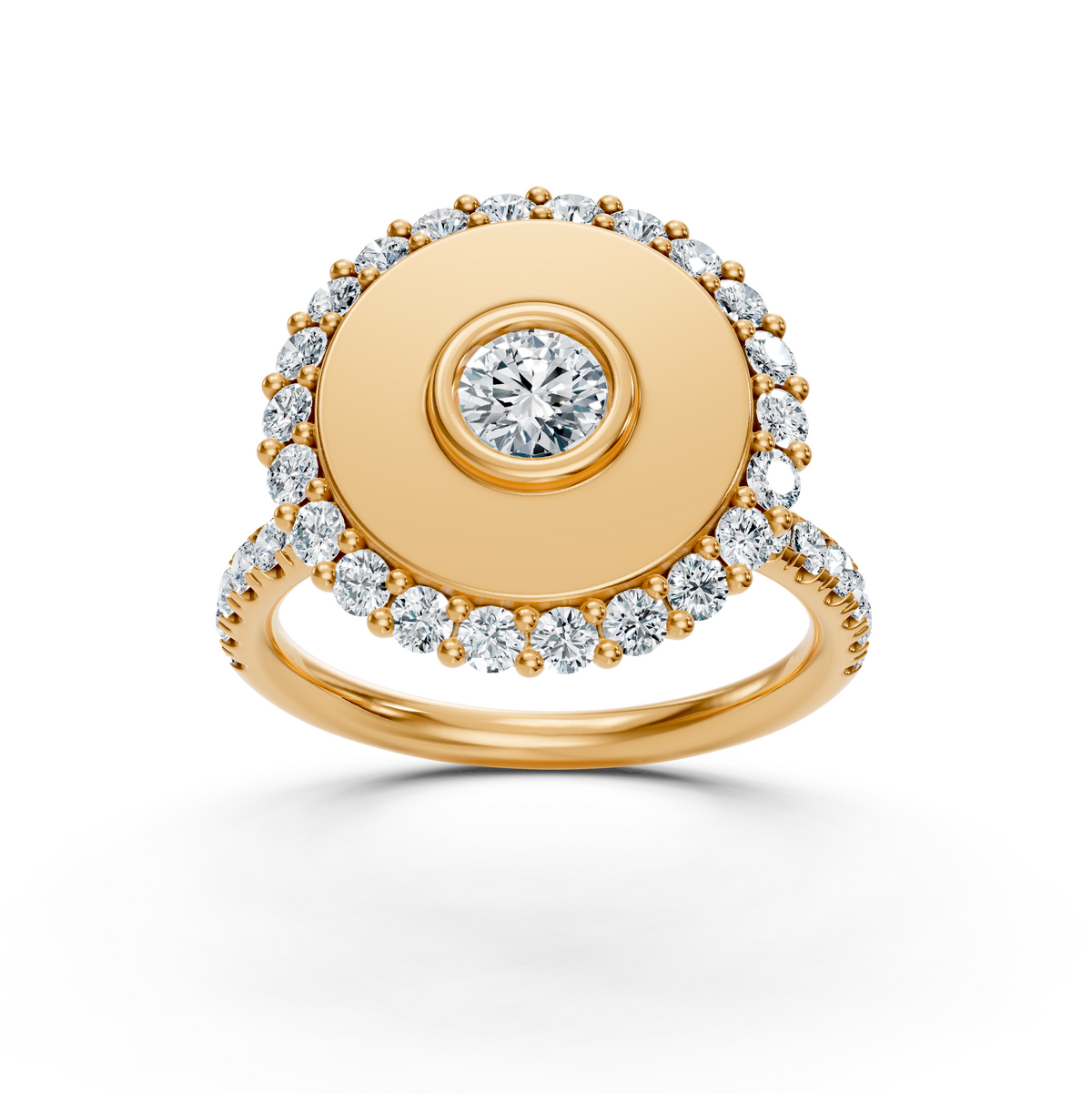 Lab-Grown Diamond Stellar Circle Ring